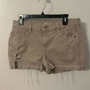 Grey boyfriend shorts